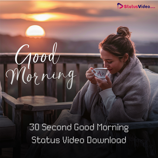 30 Seconds Good Morning Status Video Download