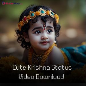 Cute Krishna Status Video Download