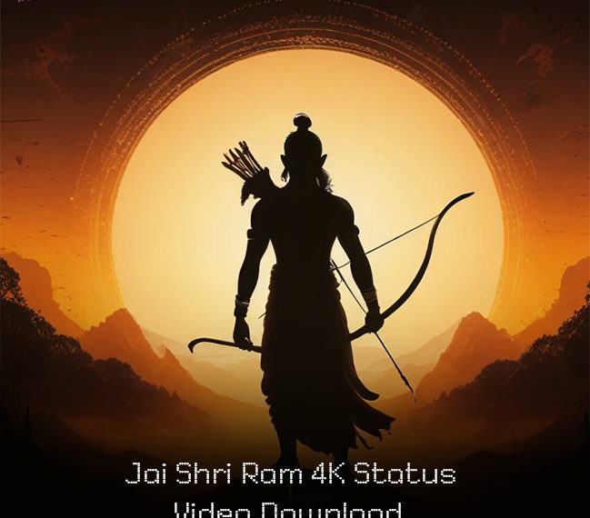 Jai Shri Ram Status Video 4K