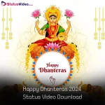 Happy Dhanteras 2024 Status Video Download