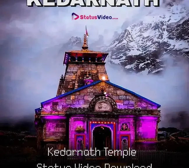 Kedarnath Temple Status Video Download