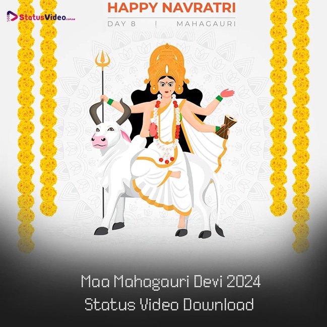 Maa Mahagauri Devi 2024 Status Video Download