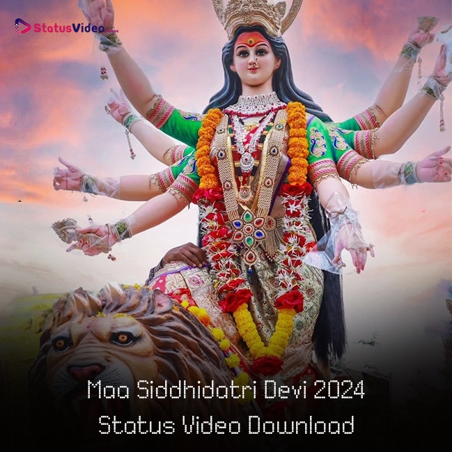 Maa Siddhidatri Devi 2024 Status Video Download