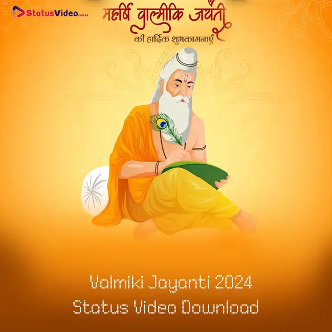 Valmiki Jayanti 2024 Status Video Download