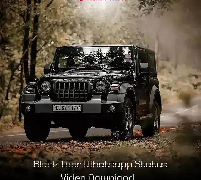 Black Thar Whatsapp Status Video Download