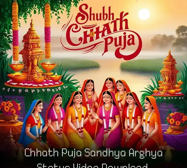 Chhath Puja Sandhya Arghya Status Video Download