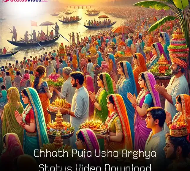 Chhath Puja Usha Arghya Status Video Download