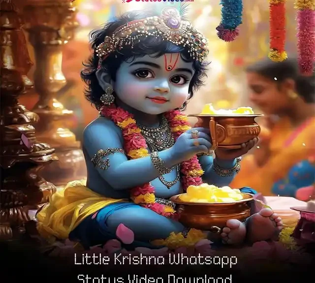 Little Krishna Whatsapp Status Video Download