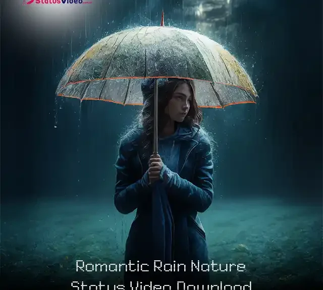 Romantic Rain Nature Status Video Download