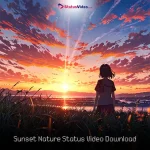 Sunset Nature Status Video Download