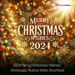 2024 Merry Christmas Wishes Whatsapp Status Video Download