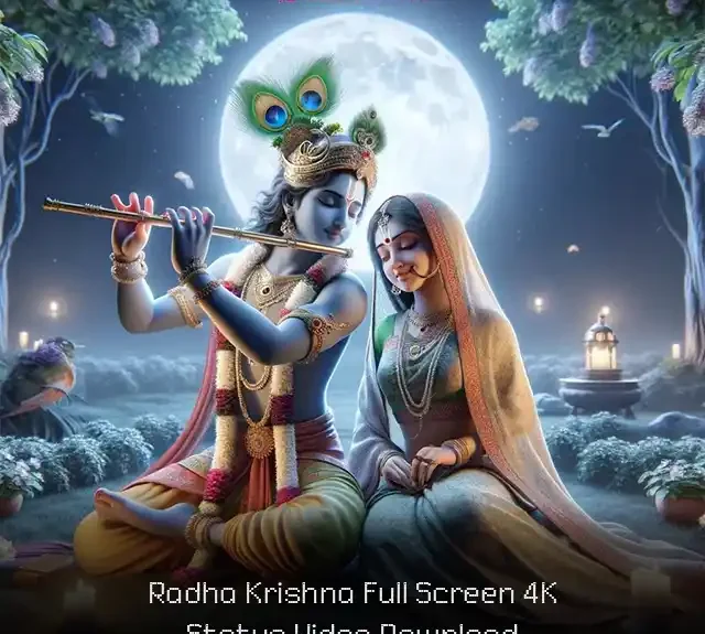 Radha Krishna Full Screen 4K Status Video Download