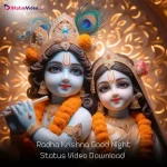 Radha Krishna Good Night Status Video Download