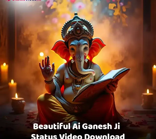 Beautiful Ai Ganesh Ji Status Video Download