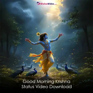 Good Morning Krishna Status Video Download