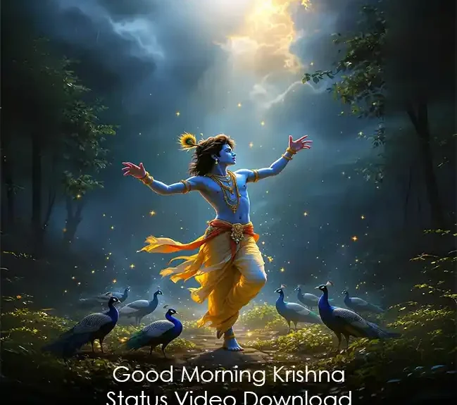 Good Morning Krishna Status Video Download