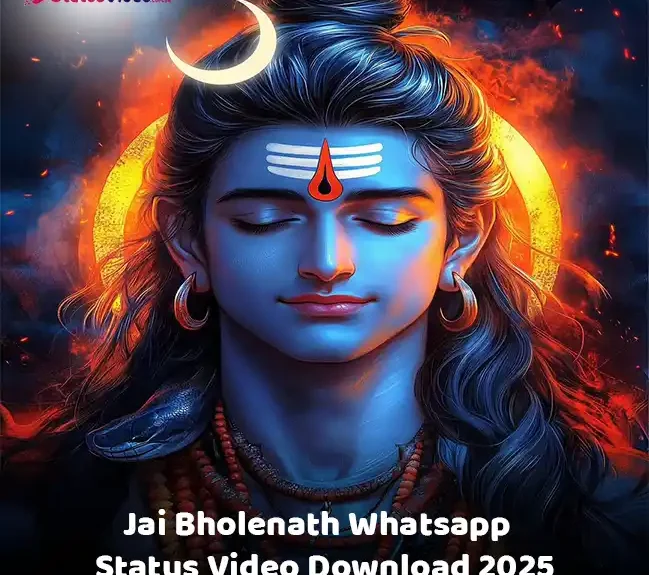 Jai Bholenath Whatsapp Status Video Download 2025