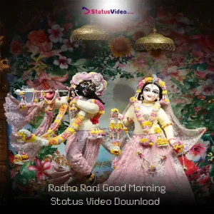 Radha Rani Good Morning Status Video Download