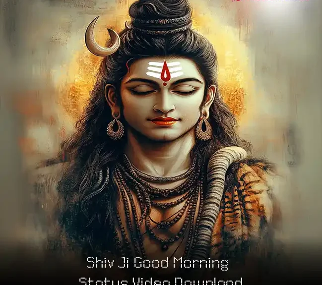 Shiv Ji Good Morning Status Video Download