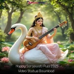 Happy Saraswati Puja 2025 Video Status Download