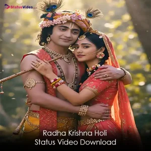 Radha Krishna Holi Status Video Download