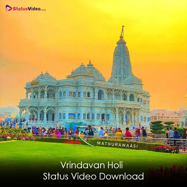 Vrindavan Holi Status Video Download