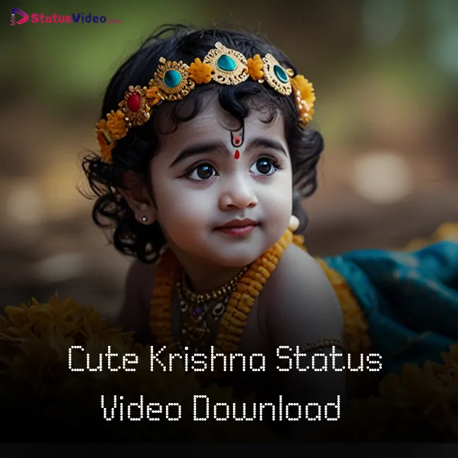 Cute Krishna Status Video Download