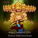 Happy Dussehra 2024 Status Video Download